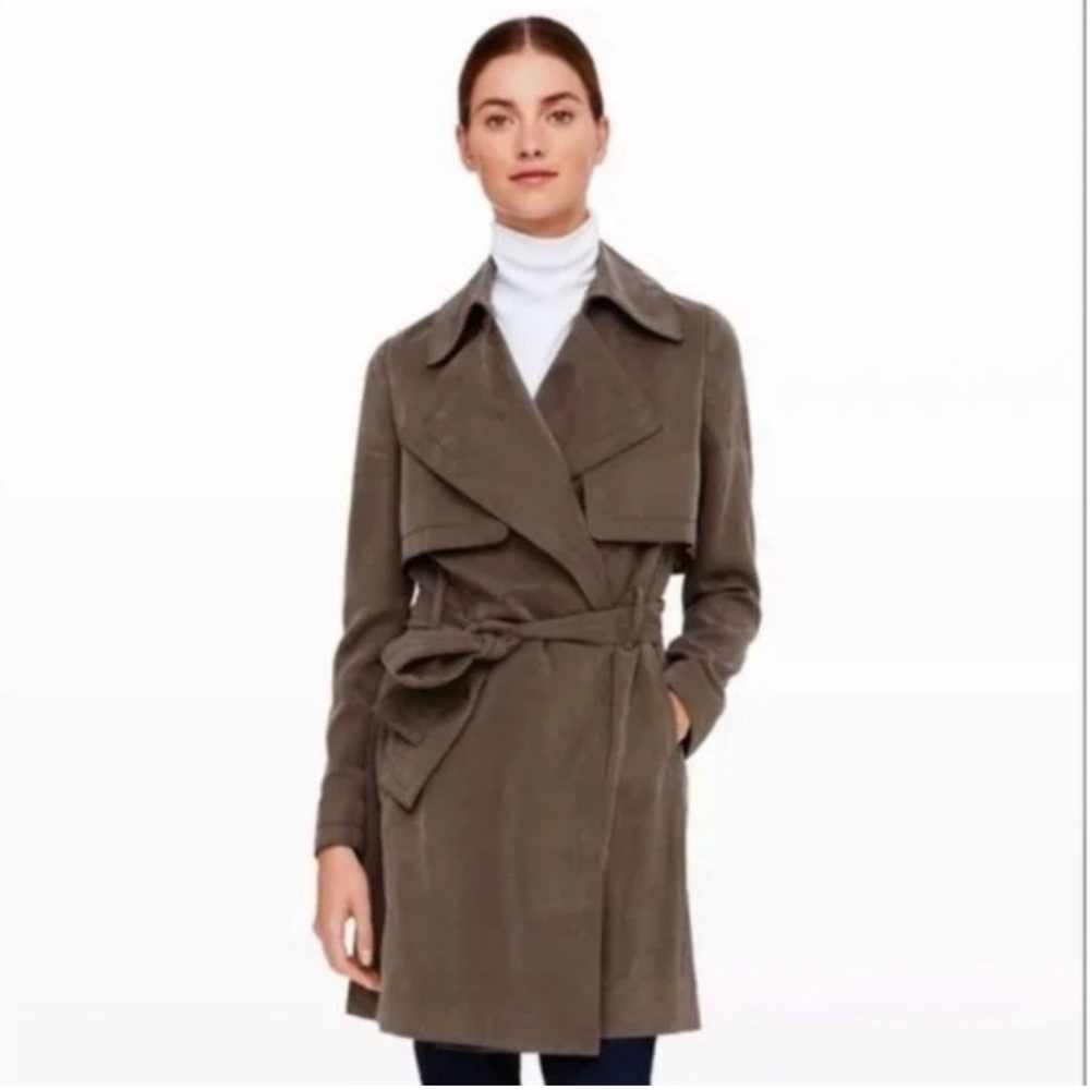 Club Monaco Olive Green trench jacket
